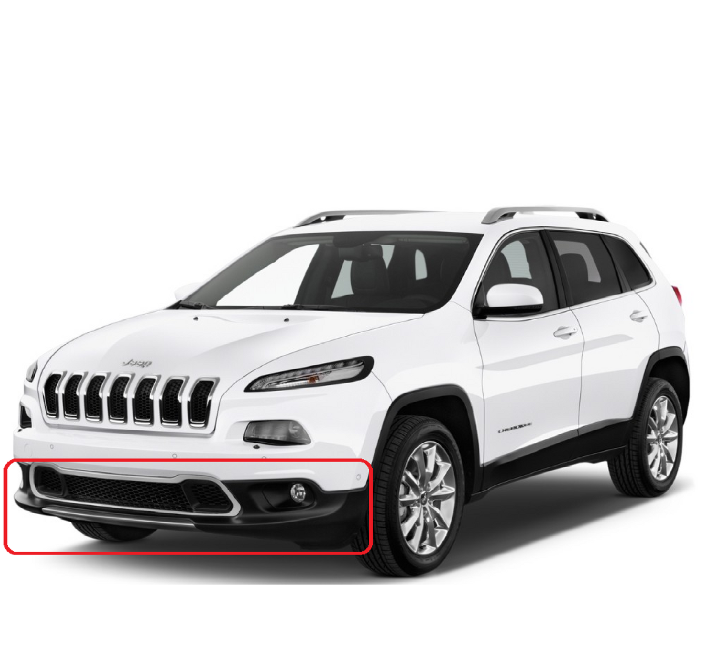 Parachoque Delantero Bajo para Jeep Cherokee 2016