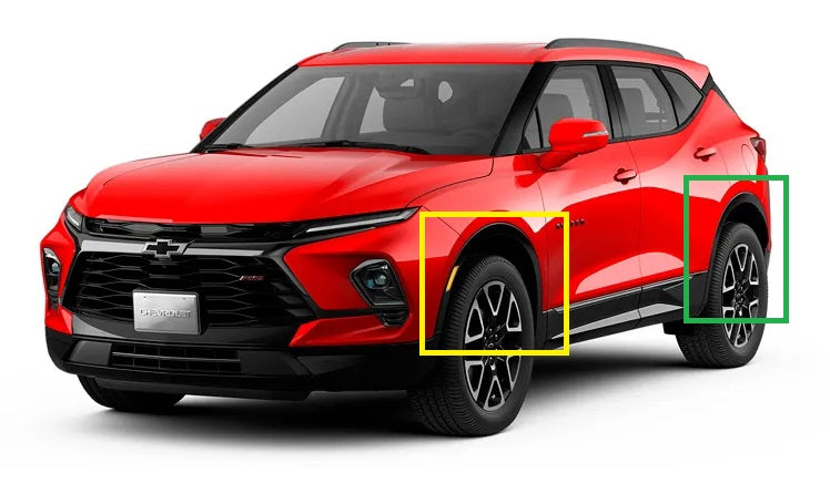 MOLDURA ABIERTA DE RUEDA DELANTERA DE CHEVROLET BLAZER 2019-24