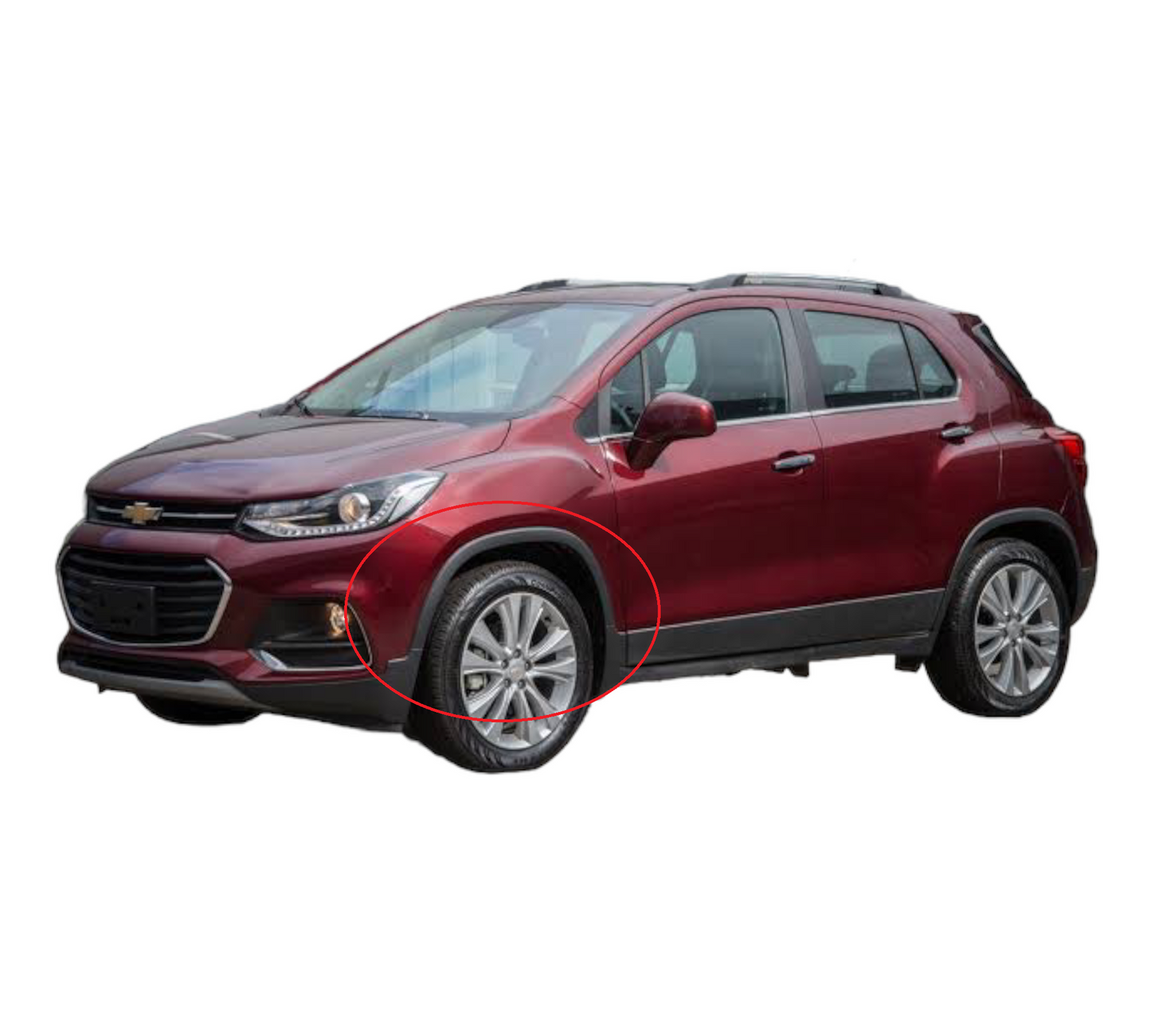 Moldura Abierta de Rueda Delantera para Chevrolet Trax/Tracker 2017