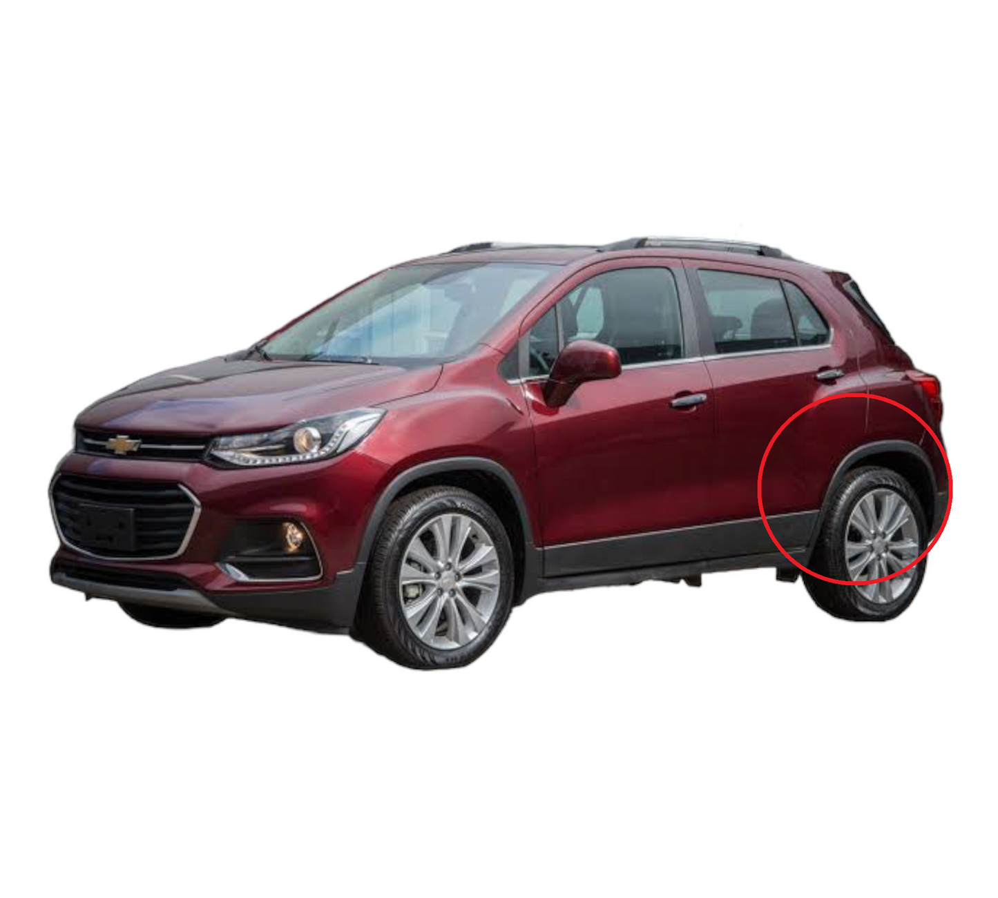 Moldura Abierta de Rueda Trasera para Chevrolet Trax/Tracker 2017