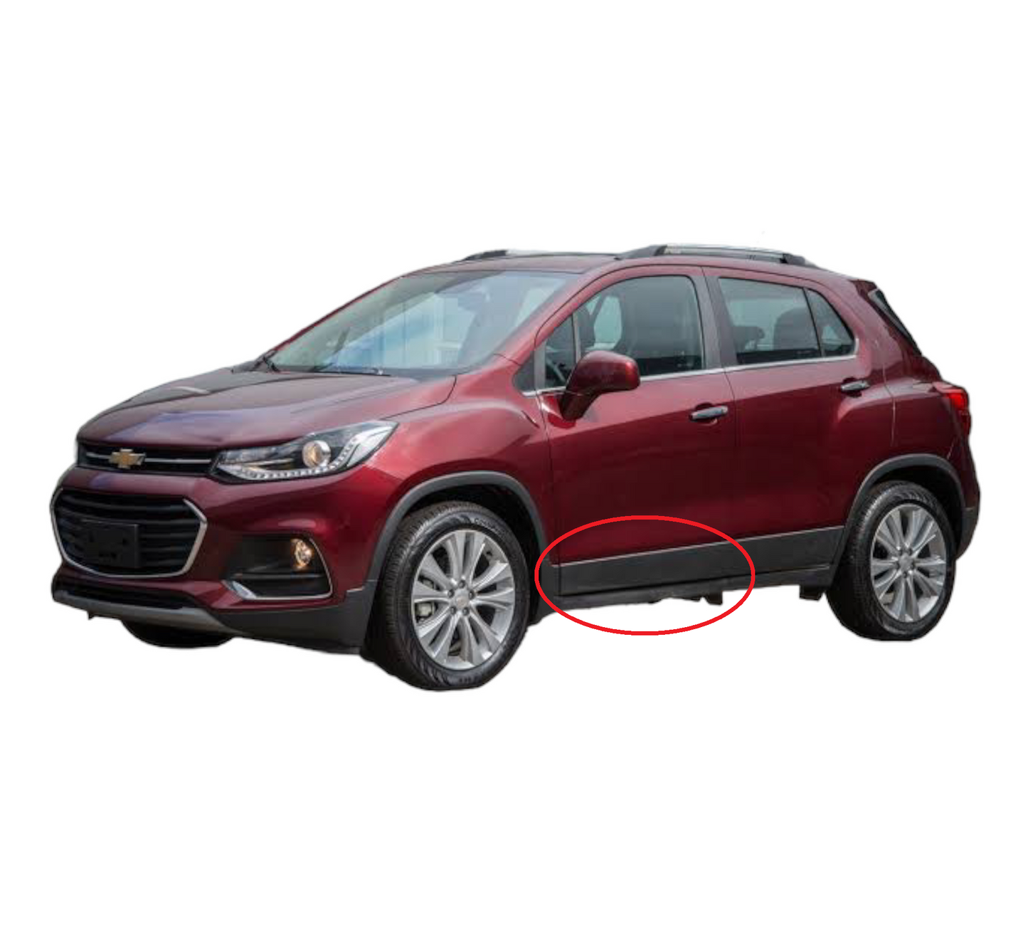 Moldura de Puerta Delantera para Chevrolet Trax/Tracker 2017