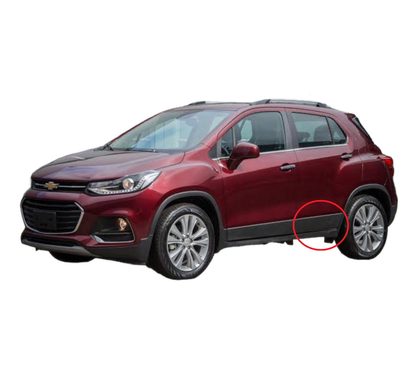 Moldura de Puerta Trasera para Chevrolet Trax/Tracker 2017