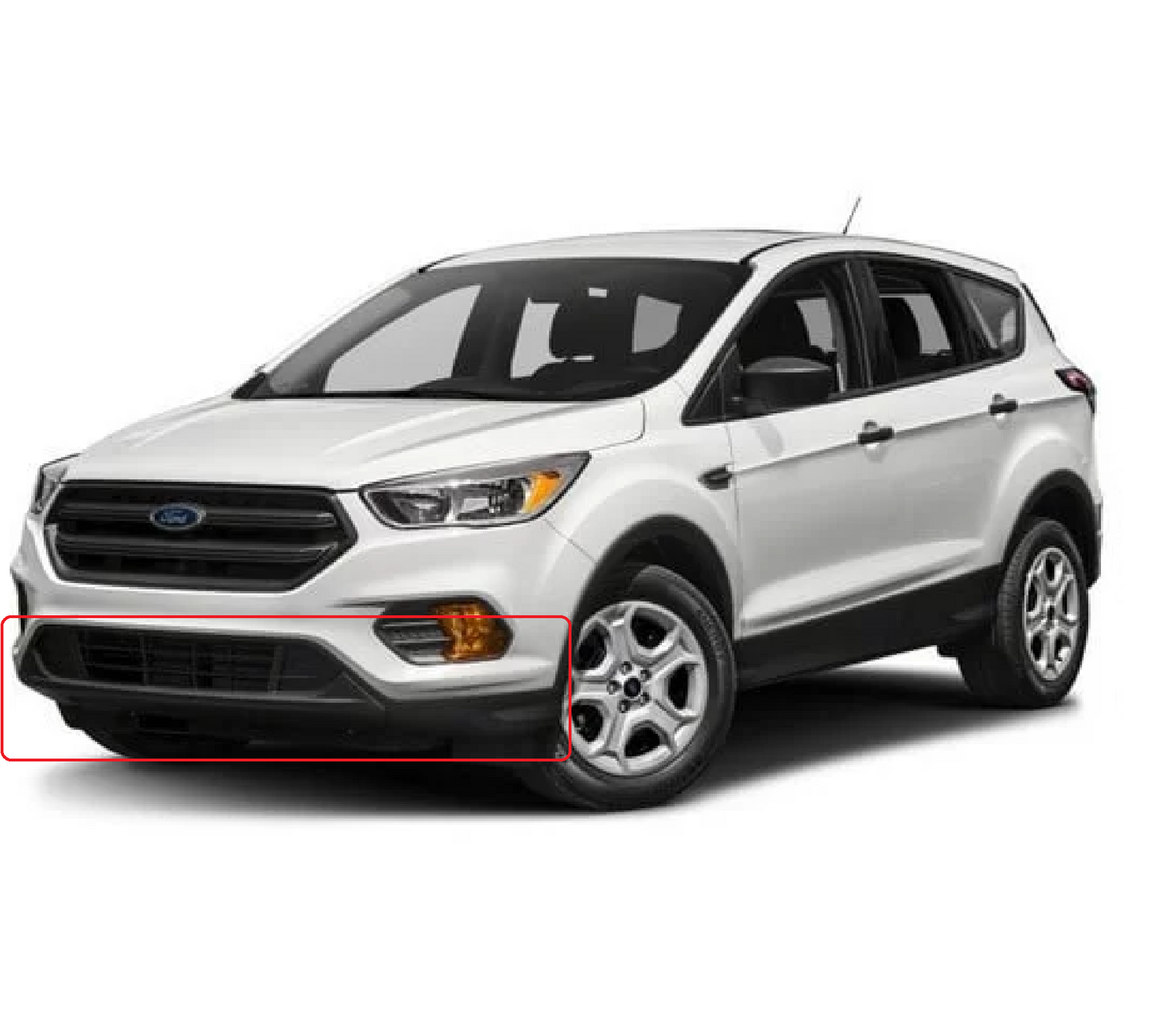 Parachoque Delantero Bajo para Ford Escape 2017