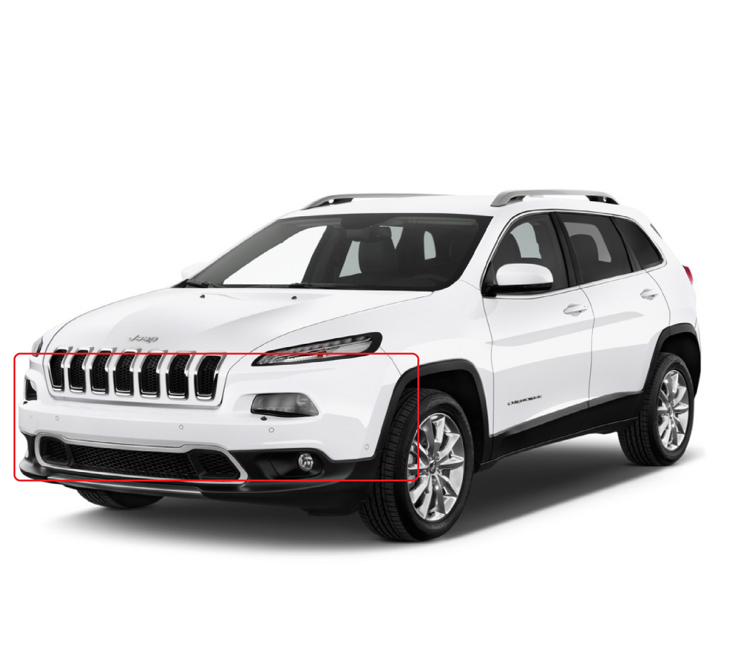 Parachoque Delantero Superior para Jeep Cherokee 2016