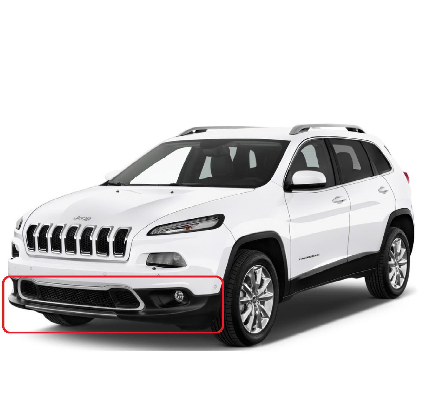 Parachoque Delantero  Bajo para Jeep Cherokee 2016